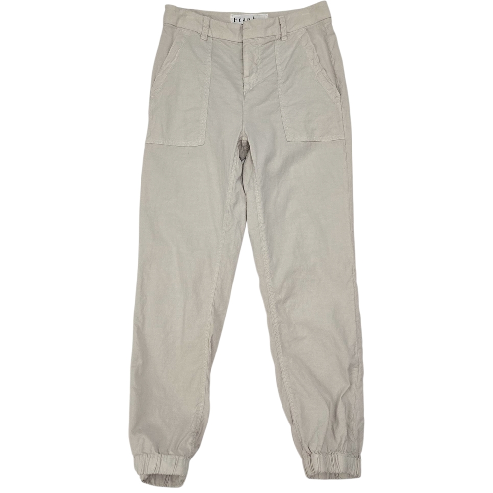 Frank & Eileen Jameson Utility Jogger Pant Cement Size 2 Effortless Minimalist